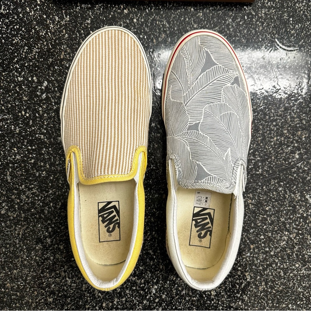 vans slip on mix and match